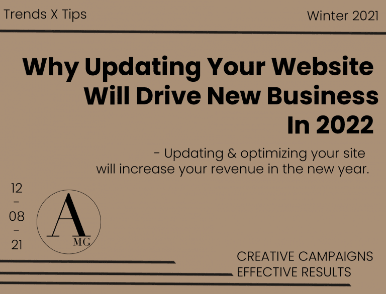 Why Updating Your Website Will Drive New Business In 2022