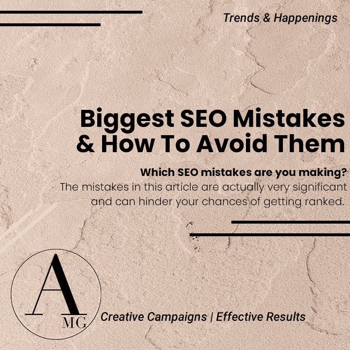 Biggest SEO Mistakes & How To Avoid Them